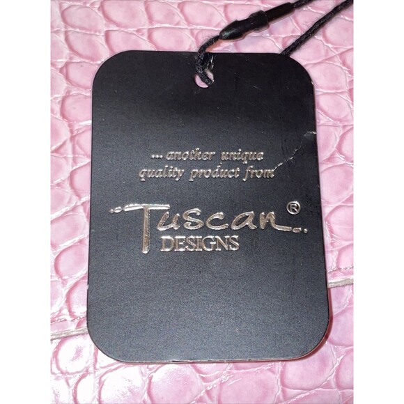 New Tuscan Designs Pink Pebble Travel Jewelry Organizer Trifold Storage Wallet - Picture 2 of 11